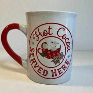 Hot Cocoa Served Here Mug Royal Norfolk Christmas Coffee Chocolate Winter Cookie